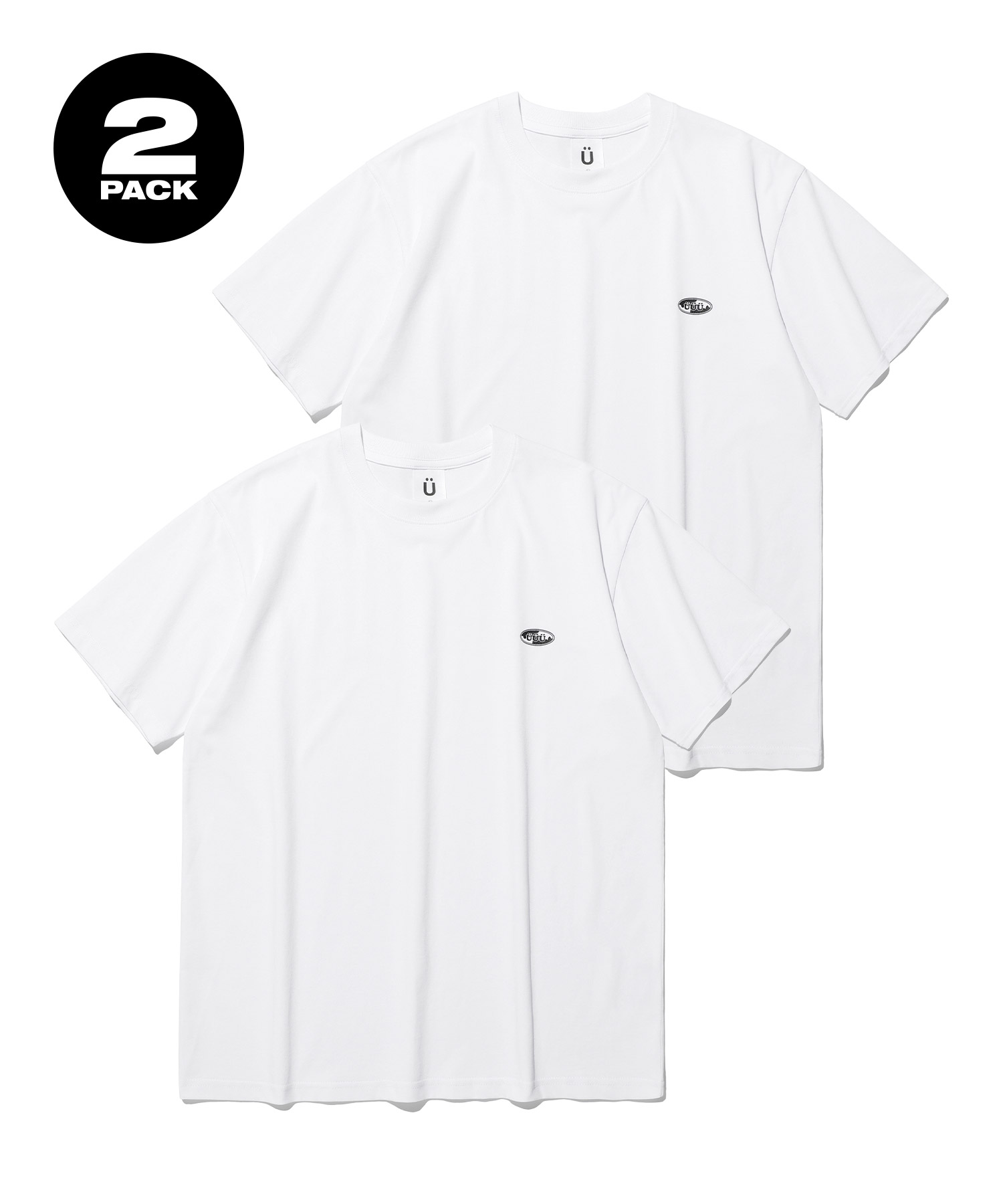 2PACK COOL TEE[WHITE]